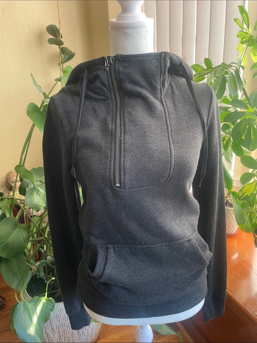 Fox Racing Grey Women's Pullover Hoodie with Branded Hood XS